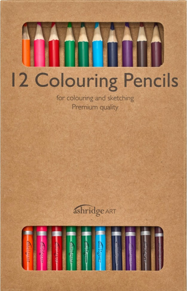 12 Pack Coloured Pencil Set